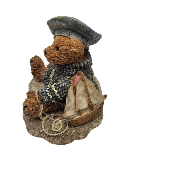 Boyds Bears & Friends 1993 Christian By The Sea #2012 Sailboat Sailor With Box - Picture 5 of 14